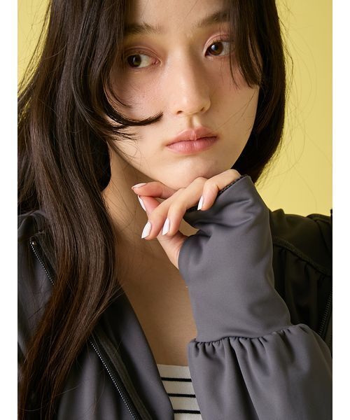 サンガード付きクールタッチラッシュガード（水着）｜LILY BROWN