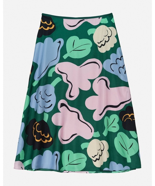 marimekko(マリメッコ)の「Kukasta Kukkaan / skirt(スカート・レディース・グリーン・36/34)」の5枚目の写真