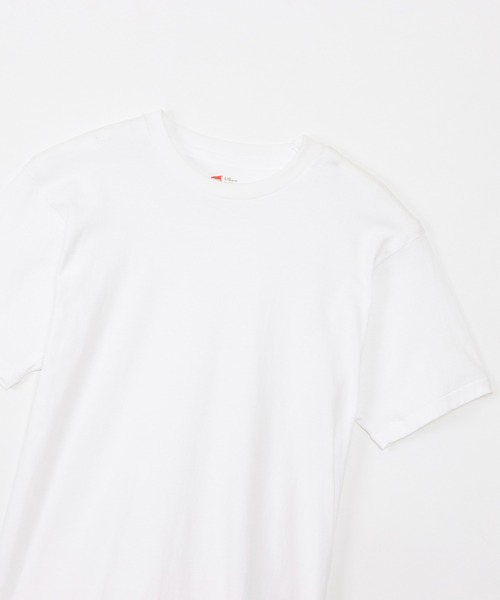 HANES（ヘインズ）の「【Hanes/ヘインズ】メンズ 【3枚組】ゴールドラベルクルーネックTシャツ ゴールドパック（Tシャツ/カットソー・メンズ・ホワイト・X-LARGE/LARGE/MEDIUM/SMALL）」の6枚目の写真