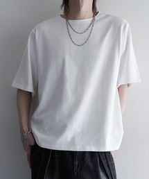 【cussil/クシル】リファインコットンワイドショートシルエット半袖Tシャツ