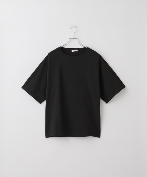 cussil(クシル)の「【cussil/クシル】リファインコットンワイドショートシルエット半袖Tシャツ(Tシャツ/カットソー・メンズ・ブラック/ホワイト/ブラック系/グレー系・L/S/M)」の19枚目の写真