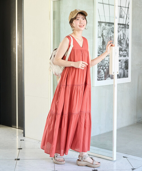 セール】限定展開 インド ティアード ハシゴレース ノースリーブ