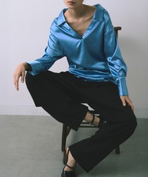 kiehtova | 【kiehtova】EFFORTLESS V-NECK SHIRT/エフォートレスブイネックシャツ KTWR61(シャツ/ブラウス)