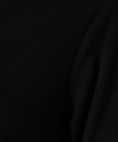 Another Edition(アナザーエディション)の「スパンテレコボトルネックプルオーバー/AEBFC T/Rスパンテレコ BN PO◆(Tシャツ/カットソー・レディース・ホワイト/ブラック/ライトグレー・FREE)」の15枚目の写真