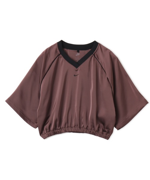 NIKE（ナイキ）の「NIKE AS WMNS NSW OFFLN WVN STN SS TOP / ナイキ ウィメンズ NSW OFFLN WVN STN SS トップ 【SP】（Tシャツ/カットソー・レディース・パープル/ブラック/ホワイト・S/M/L）」の3枚目の写真