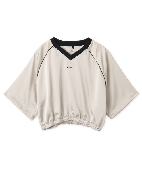 NIKE（ナイキ）の「NIKE AS WMNS NSW OFFLN WVN STN SS TOP / ナイキ ウィメンズ NSW OFFLN WVN STN SS トップ 【SP】（Tシャツ/カットソー・レディース・パープル/ブラック/ホワイト・S/M/L）」の2枚目の写真
