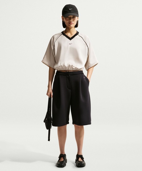 NIKE（ナイキ）の「NIKE AS WMNS NSW OFFLN WVN STN SS TOP / ナイキ ウィメンズ NSW OFFLN WVN STN SS トップ 【SP】（Tシャツ/カットソー・レディース・パープル/ブラック/ホワイト・S/M/L）」の22枚目の写真