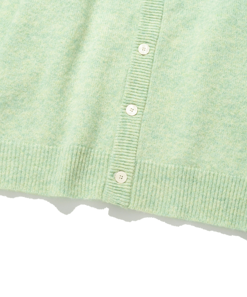 KNITTED(ニッティド)の「シェギドック ウール100% ラウンドカーディガン MINT(カーディガン/ボレロ・レディース・その他・LARGE/MEDIUM/X-LARGE)」の15枚目の写真