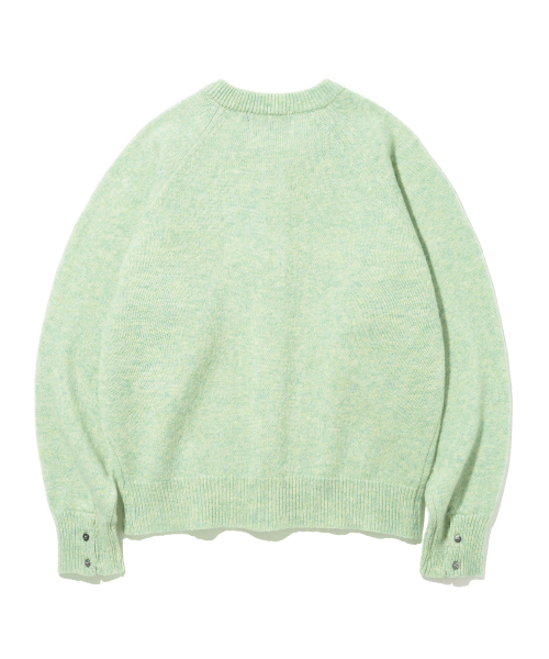 KNITTED(ニッティド)の「シェギドック ウール100% ラウンドカーディガン MINT(カーディガン/ボレロ・レディース・その他・LARGE/MEDIUM/X-LARGE)」の17枚目の写真