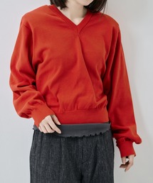 JANE SMITH / JOHN SMITH | [JANE SMITH/ジェーン・スミス]16G V NECK SHOULDER PAD PULLOVER(ニット/セーター)