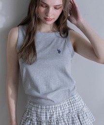 U.S. POLO ASSN. | 【U.S. POLO ASSN.】clear 別注 リブタンクトップ(タンクトップ)