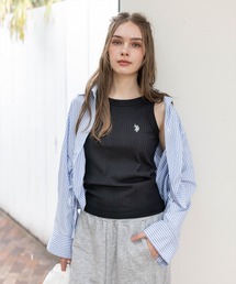 clear（クリア）の「【U.S. POLO ASSN.】clear 別注 リブタンクトップ（タンクトップ）」