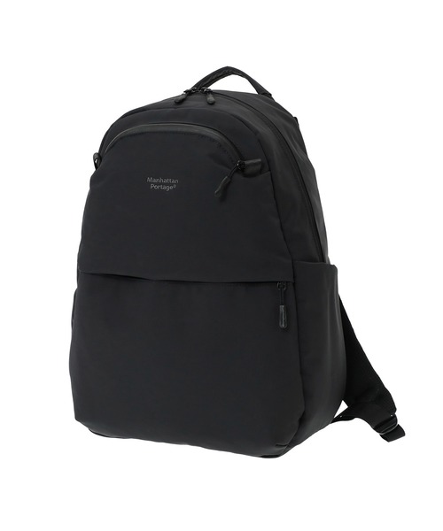 Manhattan Portage(マンハッタンポーテージ)の「NEUES ROOSEVELT ISLAND BACKPACK TUSSAH PVC(バックパック/リュック・メンズ・ブラック・MEDIUM)」の15枚目の写真
