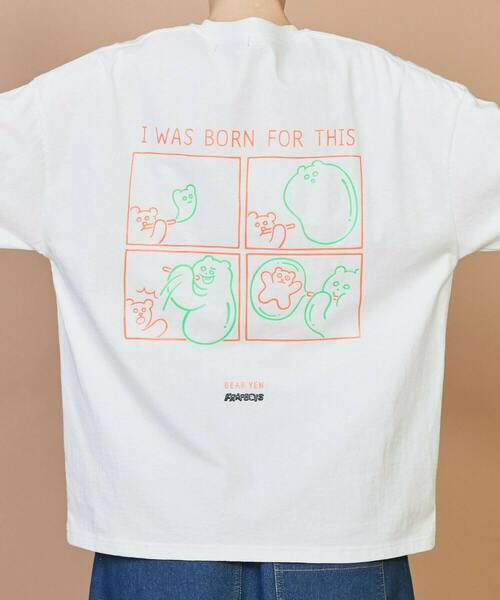 FRAPBOIS(フラボア)の「T.A. T(Bear Yen)(Tシャツ/カットソー・レディース・ホワイト・2/1)」の3枚目の写真