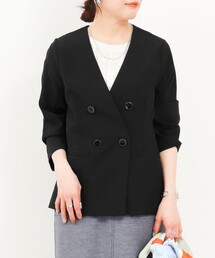 NOLLEY'S（ノーリーズ）の「サップタンブラーノーカラージャケット（ダウンジャケット/コート）」