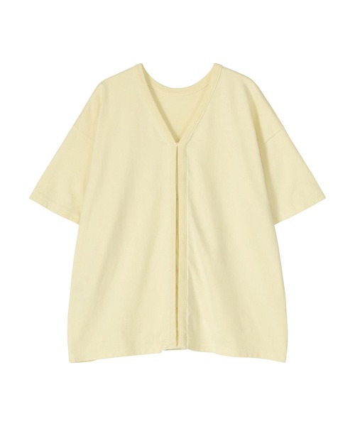 ZUCCa(ズッカ)の「GARMENT DYE JERSEY / Tシャツ / P(Tシャツ/カットソー・レディース・ブルー/ダークグレー/イエロー・M size)」の5枚目の写真