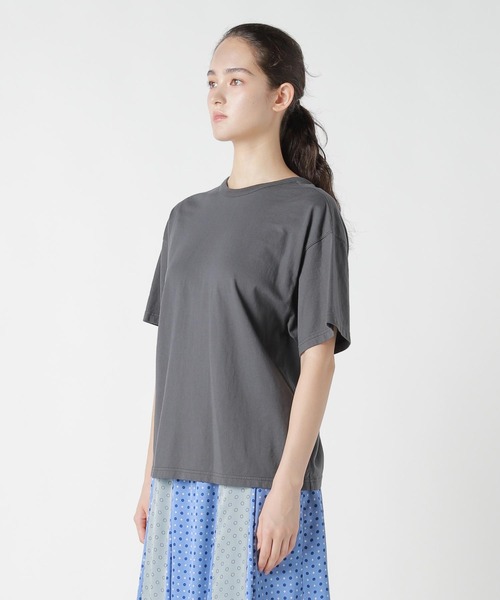 ZUCCa(ズッカ)の「GARMENT DYE JERSEY / Tシャツ / P(Tシャツ/カットソー・レディース・ブルー/ダークグレー/イエロー・M size)」の8枚目の写真