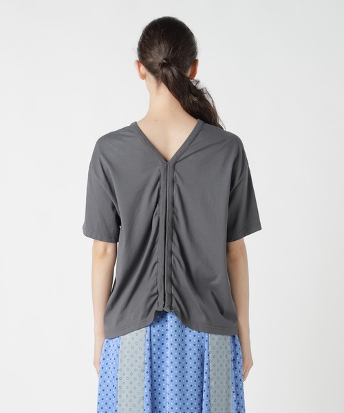 ZUCCa(ズッカ)の「GARMENT DYE JERSEY / Tシャツ / P(Tシャツ/カットソー・レディース・ブルー/ダークグレー/イエロー・M size)」の9枚目の写真