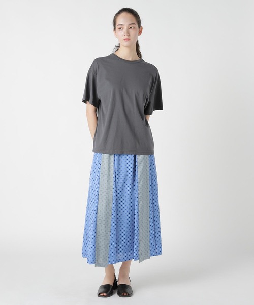 ZUCCa(ズッカ)の「GARMENT DYE JERSEY / Tシャツ / P(Tシャツ/カットソー・レディース・ブルー/ダークグレー/イエロー・M size)」の10枚目の写真