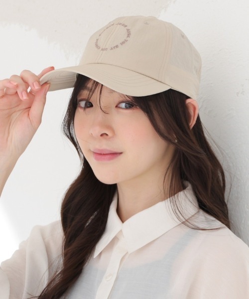 Honeys(ハニーズ)の「サークルロゴキャップ(キャップ・レディース・ベージュ/ミント/アイボリー/ブラック・FREE)」の3枚目の写真