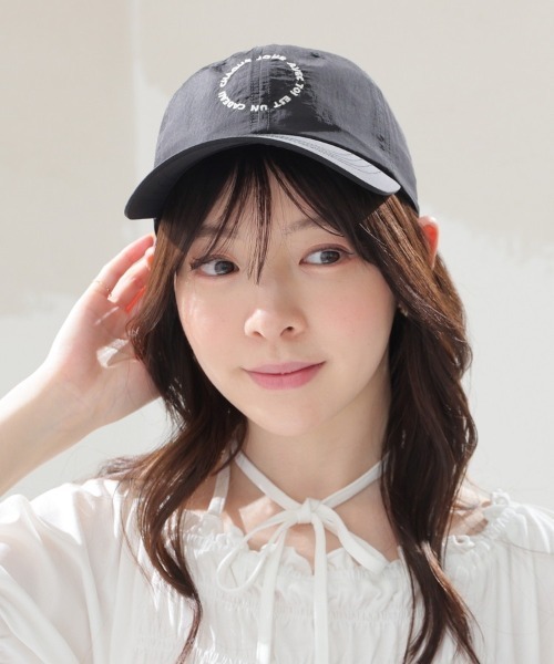 Honeys(ハニーズ)の「サークルロゴキャップ(キャップ・レディース・ベージュ/ミント/アイボリー/ブラック・FREE)」の2枚目の写真