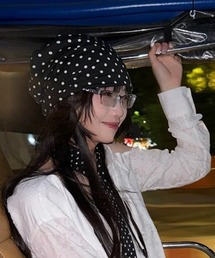 CELENA BEATS（セレナビーツ）の「ドット柄 バンダナ ヘッド スカーフ（バンダナ/スカーフ）」