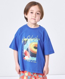pairmanon（ペアマノン）の「【綿100%】ユニセックス 配色ロゴ カラーフォト半袖Tシャツ（Tシャツ/カットソー）」