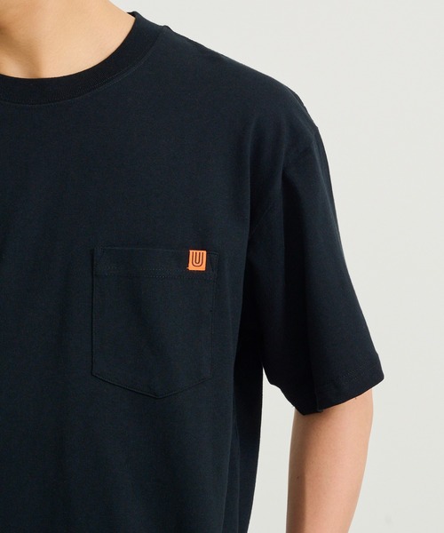 UNIVERSAL OVERALL(ユニバーサルオーバーオール)の「【UNIVERSAL OVERALL】定番ロゴポケットTシャツ POCKET TEE U2613219G(Tシャツ/カットソー・レディース・ホワイト/ブラック/ネイビー/オートミール・XL/L/M/S)」の19枚目の写真