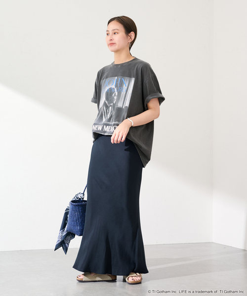 FRAMeWORK(フレームワーク)の「JOHNBULL/ジョンブル LIFE JOHN LOENGARD Tシャツ(Tシャツ/カットソー・レディース・ホワイト/ブラック・FREE)」の4枚目の写真
