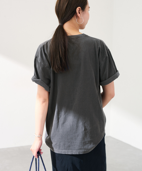 FRAMeWORK(フレームワーク)の「JOHNBULL/ジョンブル LIFE JOHN LOENGARD Tシャツ(Tシャツ/カットソー・レディース・ホワイト/ブラック・FREE)」の9枚目の写真