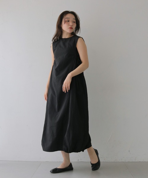 cheriella(シェリエラ)の「【cheriella】バルーンシルエットノースリーブワンピース BALLOON SILHOUETTE SLEEVELESS DRESS(ワンピース・レディース・ライトベージュ/ブラック・FREE)」の12枚目の写真