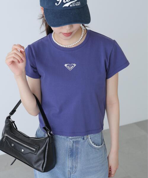FREE'S MART(フリーズマート)の「◆(Roxy)APPシリーズ(Tシャツ/カットソー・レディース・ネイビー/ホワイト・MEDIUM)」の1枚目の写真