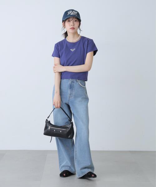FREE'S MART(フリーズマート)の「◆(Roxy)APPシリーズ(Tシャツ/カットソー・レディース・ネイビー/ホワイト・MEDIUM)」の18枚目の写真