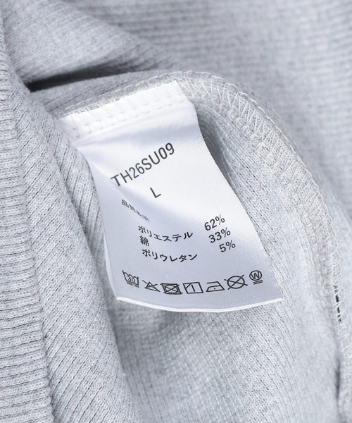 THRASHER(スラッシャー)の「THRASHER (スラッシャー) ヘンリーネック Tシャツ 半袖 ロゴ刺繍 リブ編み ボックスシルエット ユニセックス(Tシャツ/カットソー・メンズ・ホワイト/ブラック/グレー・L/M)」の7枚目の写真