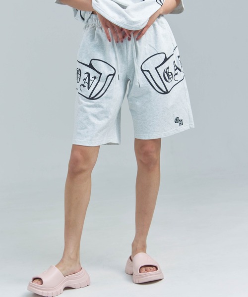 GALLIS ADDICTION(ガリスアディクション)の「GA Glitter Emblem Shorts(その他パンツ・メンズ・ブラック/ブラック系2/オートミール・M/L)」の12枚目の写真
