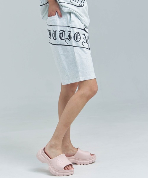 GALLIS ADDICTION(ガリスアディクション)の「GA Glitter Emblem Shorts(その他パンツ・メンズ・ブラック/ブラック系2/オートミール・M/L)」の14枚目の写真
