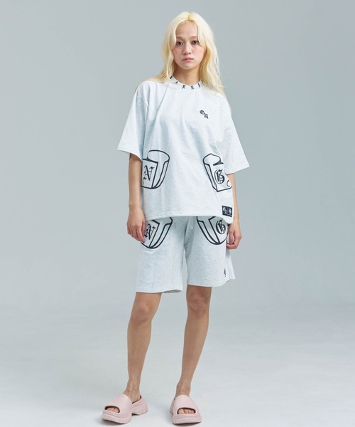 GALLIS ADDICTION(ガリスアディクション)の「GA Glitter Emblem Shorts(その他パンツ・メンズ・ブラック/ブラック系2/オートミール・M/L)」の20枚目の写真