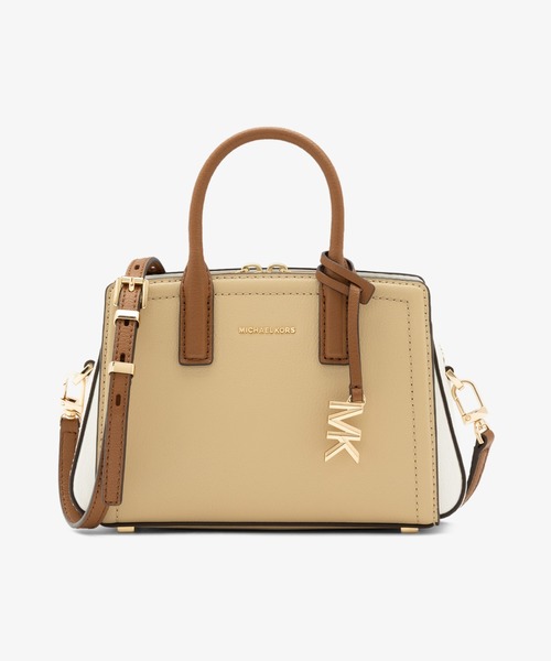 MICHAEL KORS(マイケルコース)の「LAILA カラーブロック レザー クロスボディ エクストラスモール(ショルダーバッグ・レディース・ベージュ系その他・FREE)」の1枚目の写真