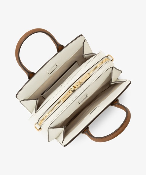 MICHAEL KORS(マイケルコース)の「LAILA カラーブロック レザー クロスボディ エクストラスモール(ショルダーバッグ・レディース・ベージュ系その他・FREE)」の3枚目の写真
