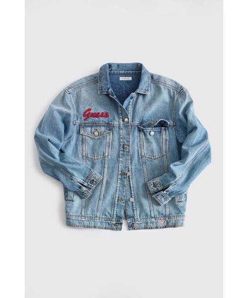Guess(ゲス)の「MARILYN KLAUDYN Jacket マリリン・モンロー Collection デニムジャケット(デニムジャケット・レディース・ブルー・LARGE/MEDIUM/SMALL/X-SMALL)」の6枚目の写真