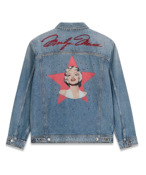 Guess(ゲス)の「MARILYN KLAUDYN Jacket マリリン・モンロー Collection デニムジャケット(デニムジャケット・レディース・ブルー・LARGE/MEDIUM/SMALL/X-SMALL)」の8枚目の写真