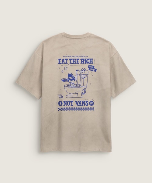 VANS(バンズ)の「SOON.EASY ウォッシュド グラフィック Tシャツ / WASHED EASY GFX TEE Taupe Mist VN000VNDEN91(Tシャツ/カットソー・メンズ・ベージュ・XX-LARGE/X-LARGE/SMALL/MEDIUM/LARGE)」の3枚目の写真