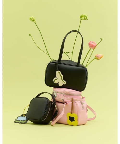 marimekko(マリメッコ)の「Gratha / Bowler bag(ハンドバッグ・レディース・ブラック/ベビーピンク・FREE)」の14枚目の写真
