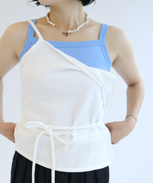 fifi collection フィフィコレクション Sweat apron top 26-04