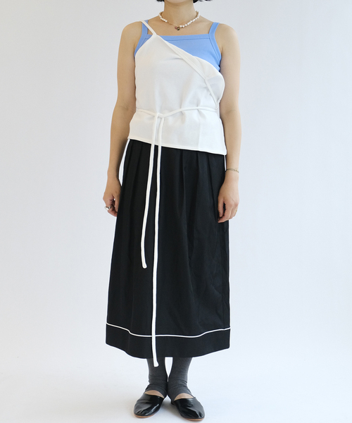 IENA LA BOUCLE(イエナラブークル)の「fifi collection フィフィコレクション Sweat apron top 26-04(その他トップス・レディース・ホワイト・FREE)」の4枚目の写真