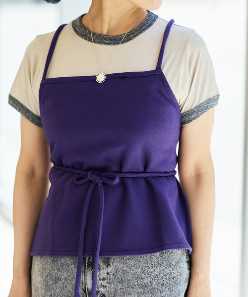 IENA LA BOUCLE(イエナラブークル)の「fifi collection フィフィコレクション Sweat apron top 26-04(その他トップス・レディース・ホワイト・FREE)」の3枚目の写真