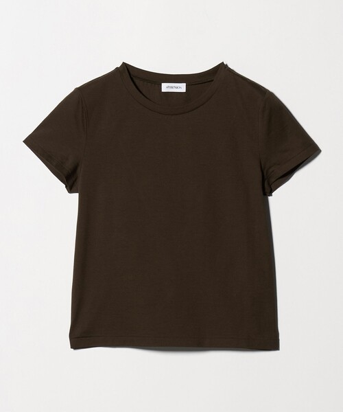 ATTISESSION(アティセッション)の「<ATTISESSION>コットン スター スリーブ Tシャツ Ⅱ(Tシャツ/カットソー・レディース・ホワイト/ブラック/ダークブラウン・FREE)」の3枚目の写真