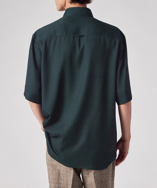 Paul Smith(ポールスミス)の「"Orchid" 半袖シャツ / 263307 A117(シャツ/ブラウス・メンズ・ダークグリーン/イエロー・MEDIUM/SMALL/X-LARGE/LARGE)」の8枚目の写真