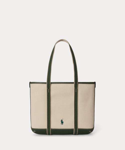 Polo ベア キャンバス スモール ショッパー トート（トートバッグ