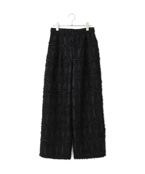 ADAM ET ROPE'(アダムエロペ)の「【WEB限定】フリンジジャガードパンツ(その他パンツ・レディース・ブラウン系その他/ブラック/ホワイト・36/38)」の16枚目の写真